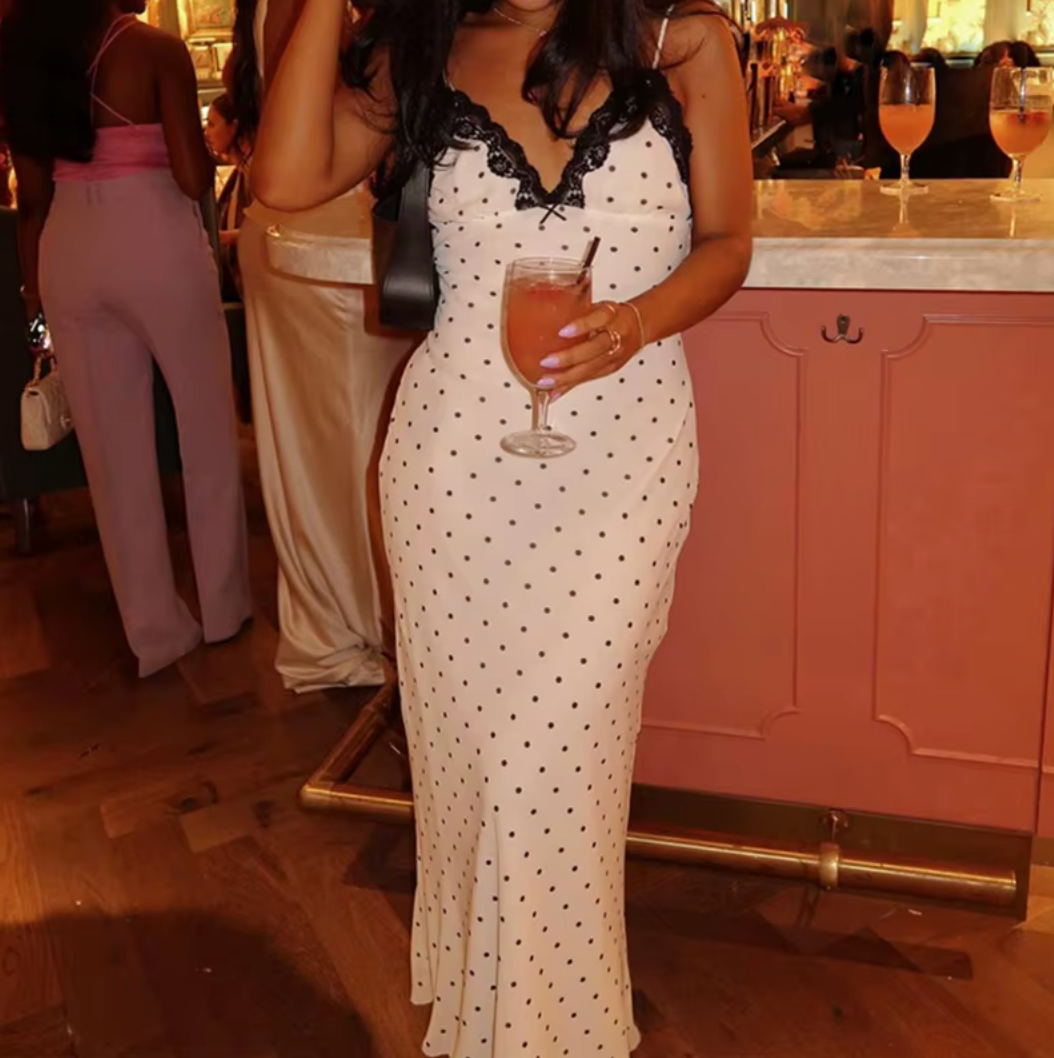 Natalie-Polka Dot Sundress
