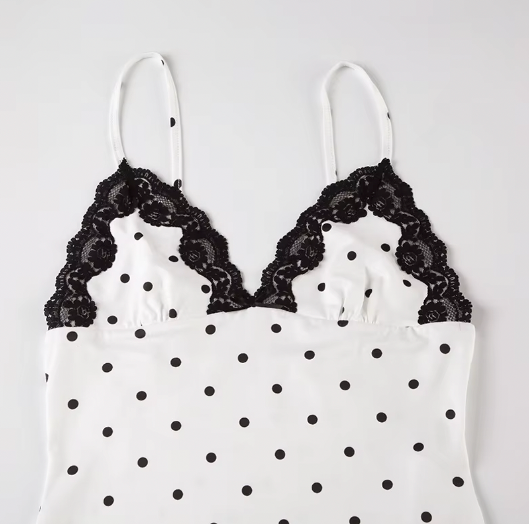 Natalie-Polka Dot Sundress